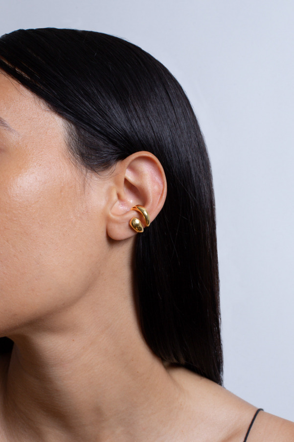 Julia Bartsch Jewellery small earcuff gold vermeil model 5