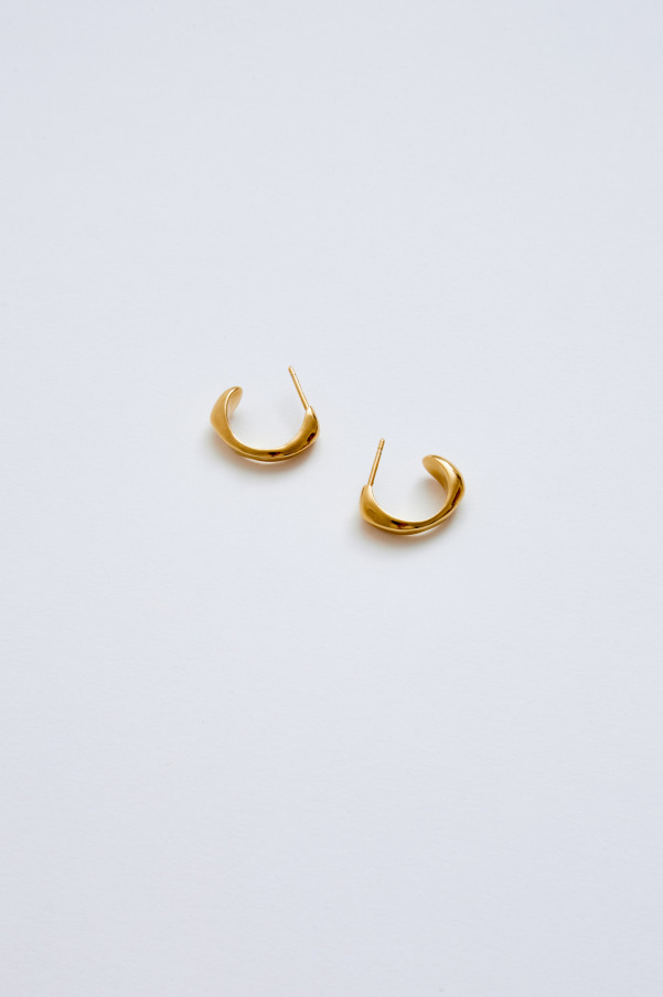Julia Bartsch jewellery earring small gold vermeil side_1